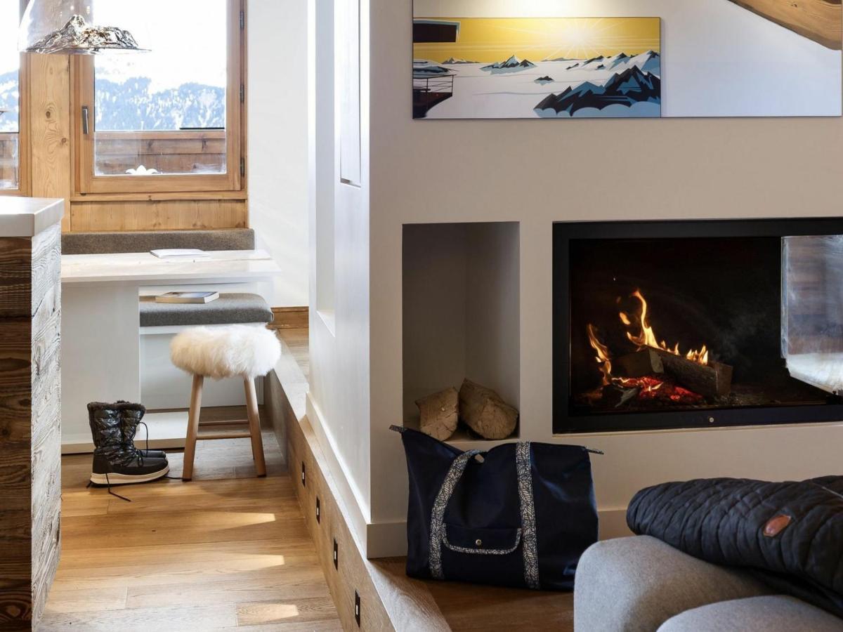 Appartement Contemporain Avec Sauna, Cheminee Et Parking Au Centre De Courchevel 1850 - Fr-1-564-35 外观 照片